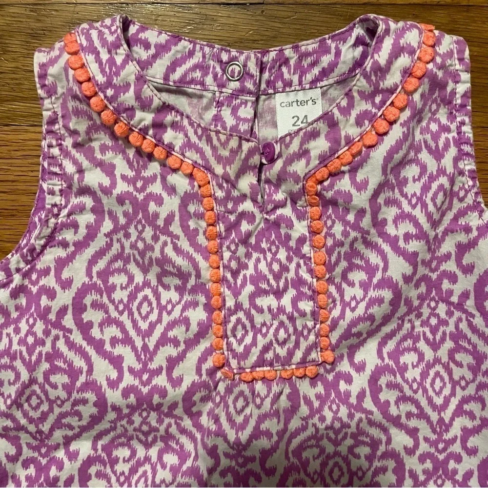 Carter’s | Purple Woven Tunic | 18 mo